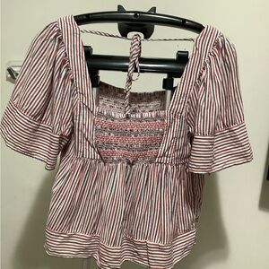 Old Navy, red, white & blue summer top.